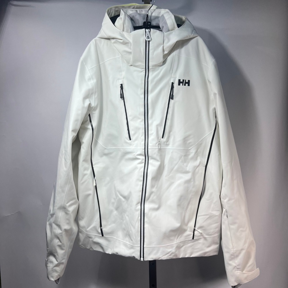 HELLY HANSEN Men's Alpha 4.0 Ski White Jacket L